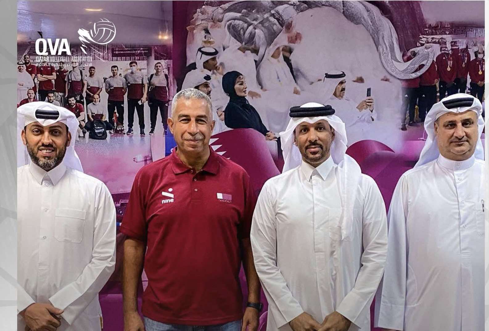 شريف الشمرلي مشرفًا فنيًا في الاتحاد القطري للكرة الطائرة — كورافيا