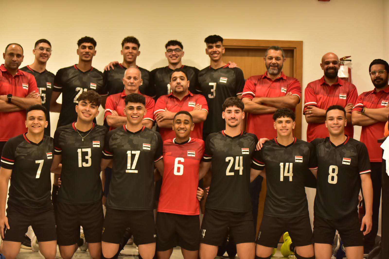 12 لاعبًا في قائمة منتخب مصر للشباب استعدادًا لبطولة العالم للكرة الطائرة بـ أوزبكستان