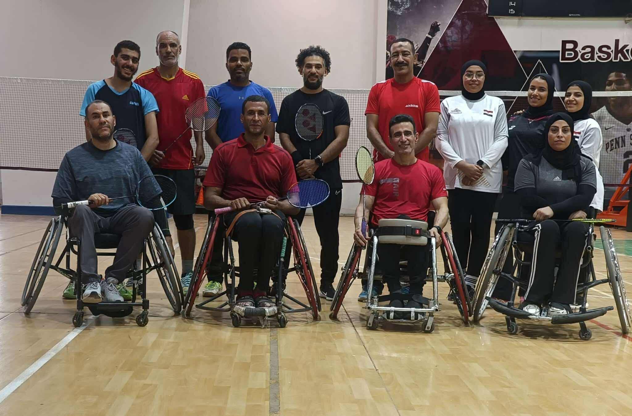 اتحاد الريشة الطائرة ينظم معسكر مغلق لمنتخب البارابادمنتون استعدادا لبطولة إفريقيا في نيجيريا