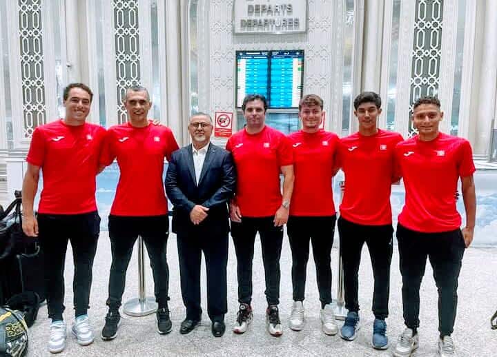 المنتخب التونسي امام نظيره السويدي ضمن منافسات كأس دافيس للتنس – المجموعة الأولى